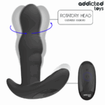 ADDICTED TOYS - PLUG ANAL VIBRADOR ROTATORIO CONTROL REMOTO - Imagen 3