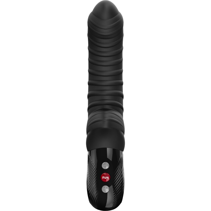 FUN FACTORY - TIGER VIBRADOR PUNTO G NEGRO-MillenialSexshop-FUN FACTORY Imagen del artículo erótico FUN FACTORY - TIGER VIBRADOR PUNTO G NEGRO de FUN FACTORY en la sección JUGUETES BIENESTAR |Vibradores|Vibradores Punto G de Millenial Sexshop.