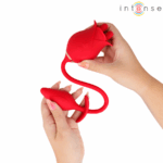 INTENSE - MELANIE DOBLE ESTIMULADOR CLÍTORIS CON LENGUA ZIGZAG - Imagen 6