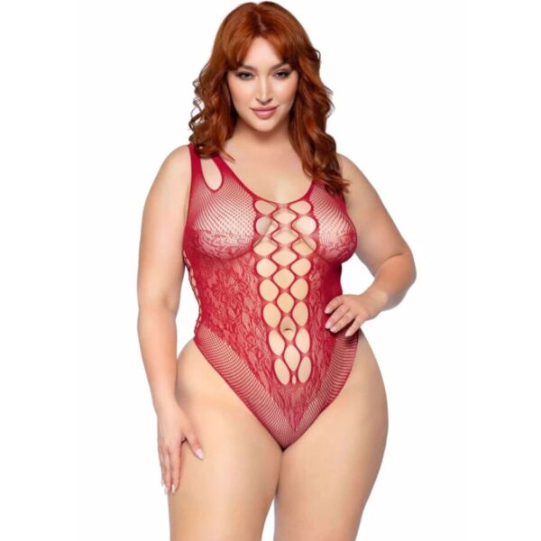 Imagen del artículo erótico LEG AVENUE - 81641X BODY TIRANTES SIN COSTURAS BURDEOS TALLA 1X/2X de LEG AVENUE TEDDIES en la sección MODA & LENCERÍA|Lencería Mujer|Lencería Sexy|Bodys de Millenial Sexshop.