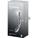 SATISFYER - COSMIC CREST 2 DILDO ACERO INOXIDABLE DOBLE USO - Imagen 5
