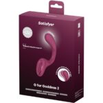 SATISFYER - G FOR GODDESS 2 VIBRADOR RABBIT BURDEOS - Imagen 6