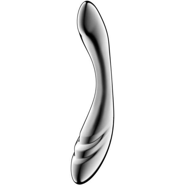 Imagen del artículo erótico SATISFYER - PURE GRAVITY 3 DILDO ACERO INOXIDABLE DOBLE USO de SATISFYER DILDO en la sección JUGUETES BIENESTAR |Dildos sin Vibración|Dildos Punto G de Millenial Sexshop.
