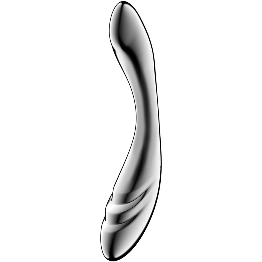 Imagen del artículo erótico SATISFYER - PURE GRAVITY 3 DILDO ACERO INOXIDABLE DOBLE USO de SATISFYER DILDO en la sección JUGUETES BIENESTAR |Dildos sin Vibración|Dildos Punto G de Millenial Sexshop.
