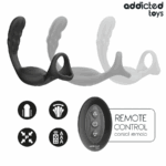 ADDICTED TOYS - ANILLO DOBLE VIBRADOR PROSTÁTICO CONTROL REMOTO - Imagen 5