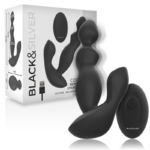 Imagen del artículo erótico BLACK&SILVER - CORA PLUG PROSTÁTICO SILICONA CONTROL REMOTO de BLACK&SILVER en la sección JUGUETES BIENESTAR |Vibradores|Vibradores control remoto de Millenial Sexshop.