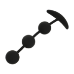 BLACK&SILVER - HARRY ROSARIO ANAL 3 ESFERAS SILICONA 14 CM - Imagen 2