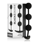 Imagen del artículo erótico BLACK&SILVER - HARRY ROSARIO ANAL 3 ESFERAS SILICONA 14 CM de BLACK&SILVER en la sección JUGUETES BIENESTAR |Juguetes para Mujeres|Bolas Chinas|Bolas Anales de Millenial Sexshop.