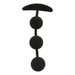 BLACK&SILVER - HARRY ROSARIO ANAL 3 ESFERAS SILICONA 14 CM - Imagen 4
