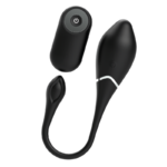 BLACK&SILVER - JENELL HUEVO VIBRADOR RECARGABLE - Imagen 3