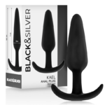 Imagen del artículo erótico BLACK&SILVER - KAEL PLUG ANAL SILICONA CON ASA MEDIANO de BLACK&SILVER en la sección JUGUETES BIENESTAR |Anal|Plugs Anales de Millenial Sexshop.