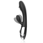 BLACK&SILVER - KALEB VIBRADOR RABBIT SILICON MILTI FUNCION - Imagen 2
