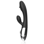 BLACK&SILVER - KALEB VIBRADOR RABBIT SILICON MILTI FUNCION - Imagen 3