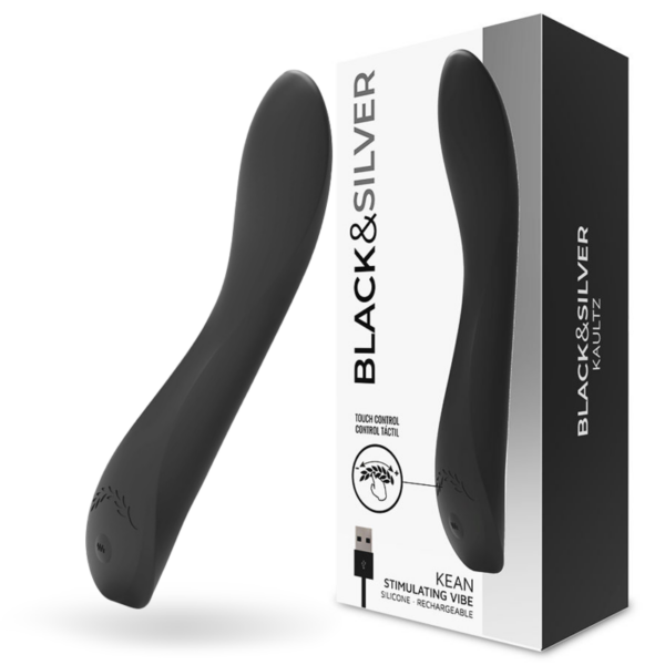 Imagen del artículo erótico BLACK&SILVER - KEAN VIBRADOR TOUCH CONTROL de BLACK&SILVER en la sección JUGUETES BIENESTAR |Vibradores|Vibradores Punto G de Millenial Sexshop.