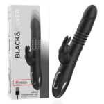 Imagen del artículo erótico BLACK&SILVER - KENJI VIBRADOR RABBIT UP & DOWN COMPATIBLE CON WATCHME de BLACK&SILVER en la sección JUGUETES BIENESTAR |Vibradores|Vibradores control remoto de Millenial Sexshop.