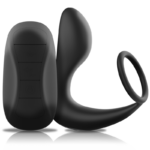 BLACK&SILVER - MASAJEADOR ANAL CONTROL REMOTO SILICONA RECARGABLE NEGRO - Imagen 5