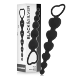 Imagen del artículo erótico BLACK&SILVER - MILA CADENA ANAL DE CORAZONES 18 CM de BLACK&SILVER en la sección JUGUETES BIENESTAR |Juguetes para Mujeres|Bolas Chinas|Bolas Anales de Millenial Sexshop.