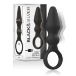 Imagen del artículo erótico BLACK&SILVER - OZZY POTENTE VIBRADOR PLUG ANAL SILICONA de BLACK&SILVER en la sección JUGUETES BIENESTAR |Anal|Plugs Anales de Millenial Sexshop.