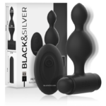 Imagen del artículo erótico BLACK&SILVER - TUCKER PEQUEÑO PLUG ANAL SILICONA CONTROL REMOTO de BLACK&SILVER en la sección JUGUETES BIENESTAR |Vibradores|Vibradores control remoto de Millenial Sexshop.
