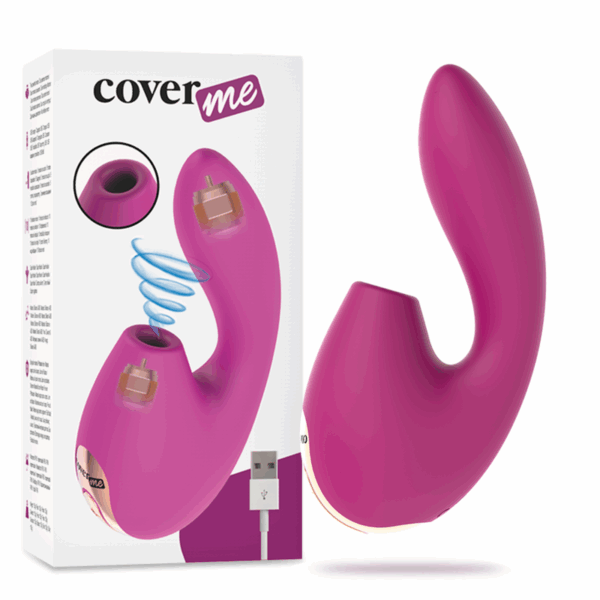 Imagen del artículo erótico COVERME - CLITORAL SUCCIONADOR & VIBRADOR POTENTE G-SPOT RUSH de COVERME en la sección JUGUETES BIENESTAR |Juguetes para Mujeres|Estimuladores|Succionadores sin vibración de Millenial Sexshop.