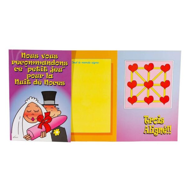 Imagen del artículo erótico FEMARVI CARD TRES ALIGN - ES de FEMARVI en la sección ARTÍCULOS VARIOS|Articulos divertidos|Tarjetas Divertidas de Millenial Sexshop.