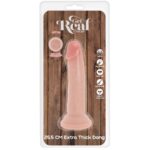 GET REAL - DILDO DELUXE DONG GRUESO DE DOBLE DENSIDAD TPE 25.5 CM - Imagen 5