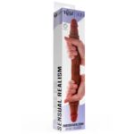 GET REAL - DILDO DOBLE DONG DE SILICONA CARAMELO 40 CM - Imagen 4