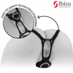 IBIZA - VIBRADOR PARA PAREJAS FORMA DE BRAGUITA CORAZON CONTROL REMOTO - Imagen 3