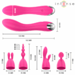 INTENSE - CHER VIBRADOR 20 PATRONES CON CABEZALES INTERCAMBIABLES - Imagen 2