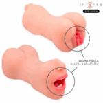 INTENSE DEEP TOUCH - RILEY MASTURBADOR DOBLE BOCA & VAGINA - Imagen 2