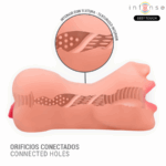 INTENSE DEEP TOUCH - RILEY MASTURBADOR DOBLE BOCA & VAGINA - Imagen 4