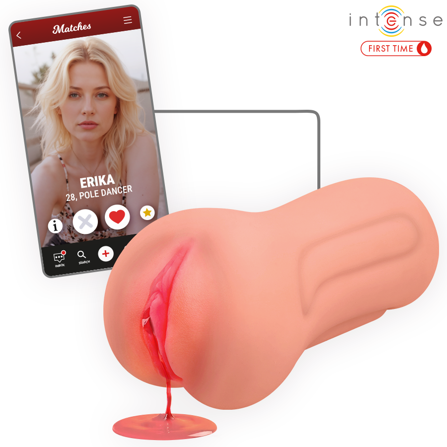 Imagen del artículo erótico INTENSE FIRST TIME - ERIKA MASTURBADOR VIRGEN CON SANGRADO de INTENSE FIRST TIME en la sección JUGUETES BIENESTAR |Juguetes para Hombres|Vaginas sin vibración de Millenial Sexshop.