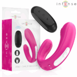 Imagen del artículo erótico INTENSE - JANET ESTIMULADOR Y VIBRADOR DUAL EN FORMA DE U CON CONTROL REMOTO ROSA de INTENSE COUPLES TOYS en la sección JUGUETES BIENESTAR |Vibradores|Vibrador Parejas U de Millenial Sexshop.