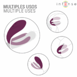 INTENSE - SANDRA VIBRADOR & ESTIMULADOR DE PINZAS CON GOLPETEO CONTROL REMOTO - Imagen 4