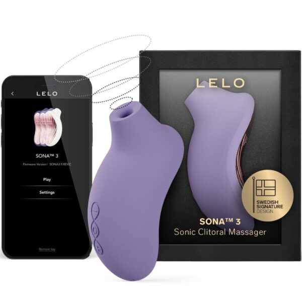Imagen del artículo erótico LELO - SONA 3 MASAJEADOR SÓNICO DE CLÍTORIS VIOLETA de LELO en la sección JUGUETES BIENESTAR |Juguetes para Mujeres|Estimuladores|Masajeadores de Millenial Sexshop.