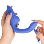WOMANIZER - BLEND ESTIMULADOR VIBRADOR RABBIT AZUL - Imagen 4