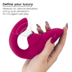 WOMANIZER - BLEND ESTIMULADOR VIBRADOR RABBIT FUCSIA - Imagen 3