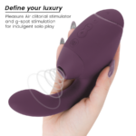 WOMANIZER - DUO NEXT ESTIMULADOR VIBRADOR DUAL CLÍTORIS & PUNTO·G MORADO - Imagen 3