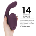 WOMANIZER - DUO NEXT ESTIMULADOR VIBRADOR DUAL CLÍTORIS & PUNTO·G MORADO - Imagen 5