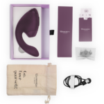 WOMANIZER - DUO NEXT ESTIMULADOR VIBRADOR DUAL CLÍTORIS & PUNTO·G MORADO - Imagen 6