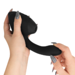 WOMANIZER - DUO NEXT ESTIMULADOR VIBRADOR DUAL CLÍTORIS & PUNTO·G NEGRO - Imagen 4