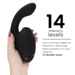 WOMANIZER - DUO NEXT ESTIMULADOR VIBRADOR DUAL CLÍTORIS & PUNTO·G NEGRO - Imagen 5