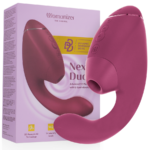 Imagen del artículo erótico WOMANIZER - DUO NEXT ESTIMULADOR VIBRADOR DUAL CLÍTORIS & PUNTO·G ROSA de WOMANIZER en la sección JUGUETES BIENESTAR |Juguetes para Mujeres|Estimuladores|Succionadores con vibración de Millenial Sexshop.