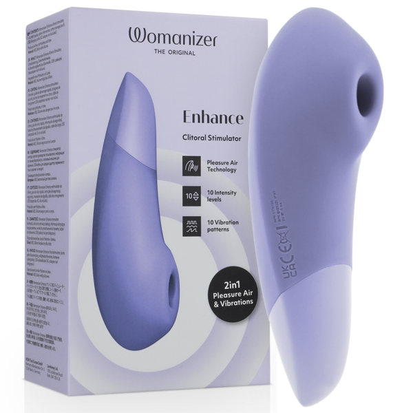 Imagen del artículo erótico WOMANIZER - ENHANCE ESTIMULADOR DE CLITORÍS LILA de WOMANIZER en la sección JUGUETES BIENESTAR |Juguetes para Mujeres|Estimuladores|Succionadores con vibración de Millenial Sexshop.