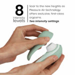 WOMANIZER - LIBERTY 2 ESTIMULADOR & SUCCIONADOR CLÍTORIS VERDE CLARO - Imagen 5