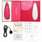 WOMANIZER - PREMIUM 2 ESTIMULADOR DE CLÍTORIS FRAMBUESA - Imagen 6