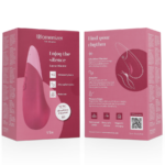 WOMANIZER - VIBE VIBRADOR LAY-ON SILENCIOSO ROSA OSCURO - Imagen 7