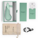 WOMANIZER - VIBE VIBRADOR LAY-ON SILENCIOSO VERDE CLARO - Imagen 6