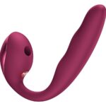 FUN FACTORY - ALLEGRO DOBLE VIBRADOR INSERTABLE AIR PULSE BURDEOS - Imagen 2