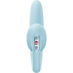 FUN FACTORY - CRESCENDO DOBLE VIBRADOR INSERTABLE AIR PULSE AZUL - Imagen 3